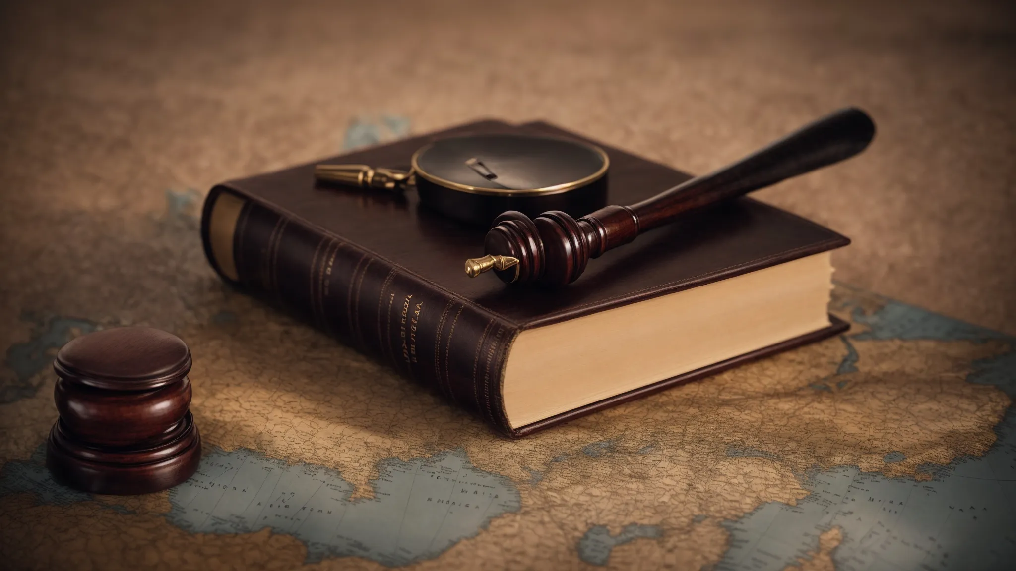 a gavel and legal books on a table against the backdrop of a world map concerning lex contractus. 