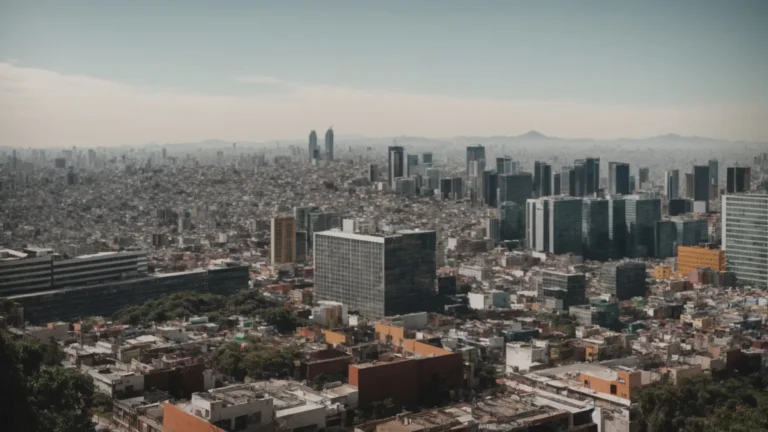 investing in mexico: unlocking opportunities, users generations default a panoramic view of mexico citys skyline with modern b