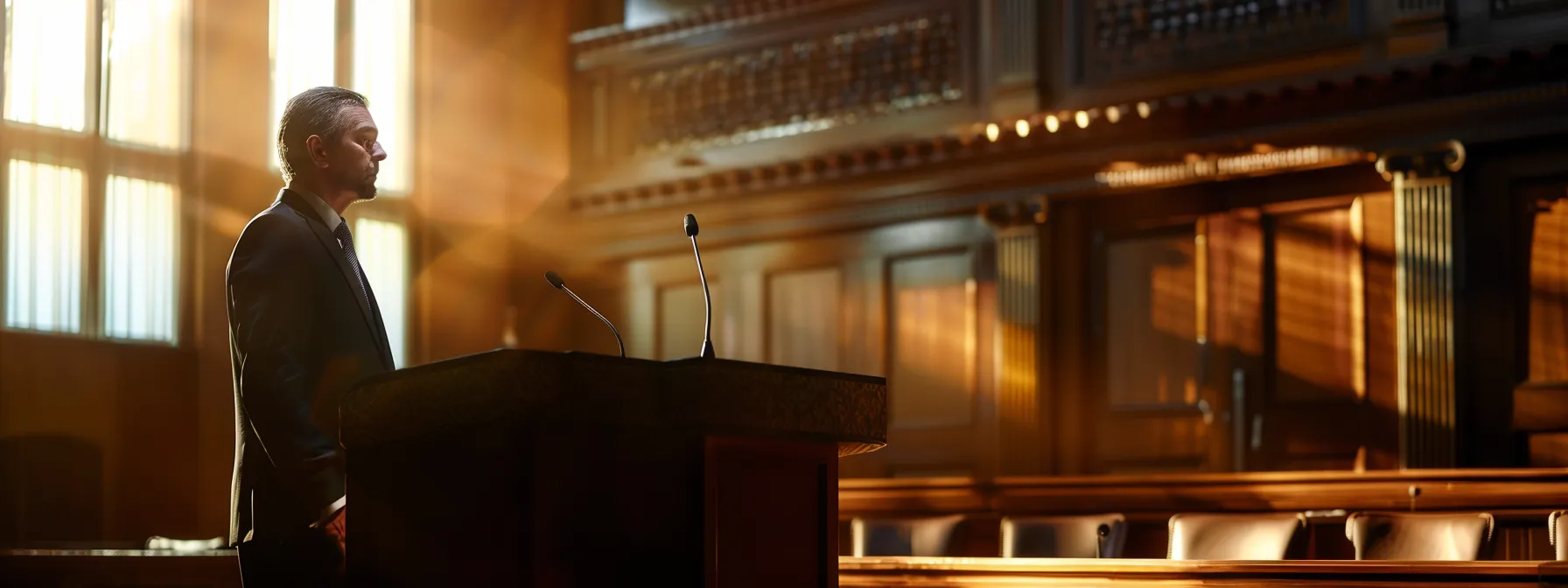 an arbitrator announcing a final decision to resolve an intellectual property dispute fairly.