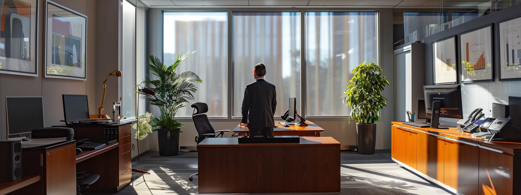 a person carefully selecting an arbitrator within a legal office.