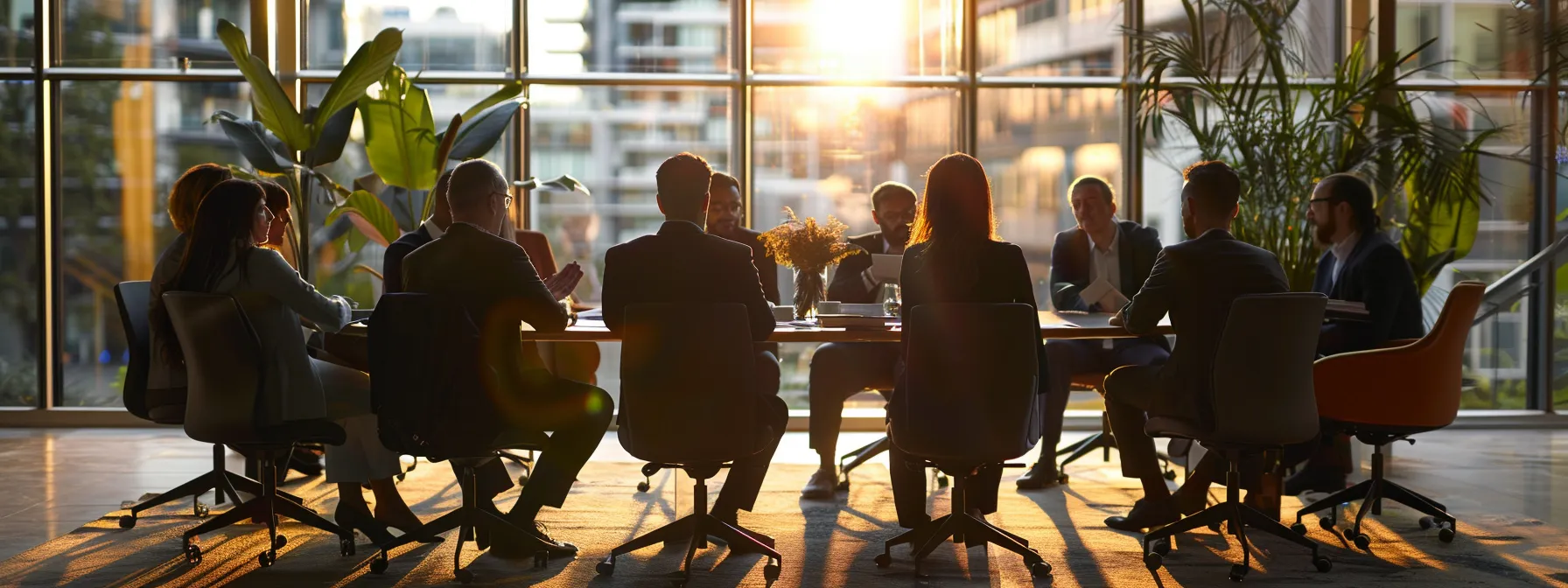 a group of individuals engaged in a structured discussion regarding the terms of reference for arbitration proceedings.