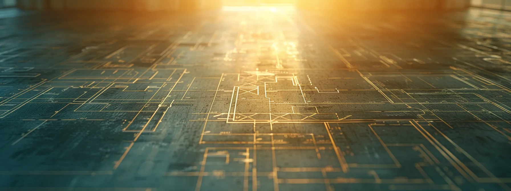 a blueprint of a construction project with streamlined legal framework elements, emphasizing efficiency and predictability.