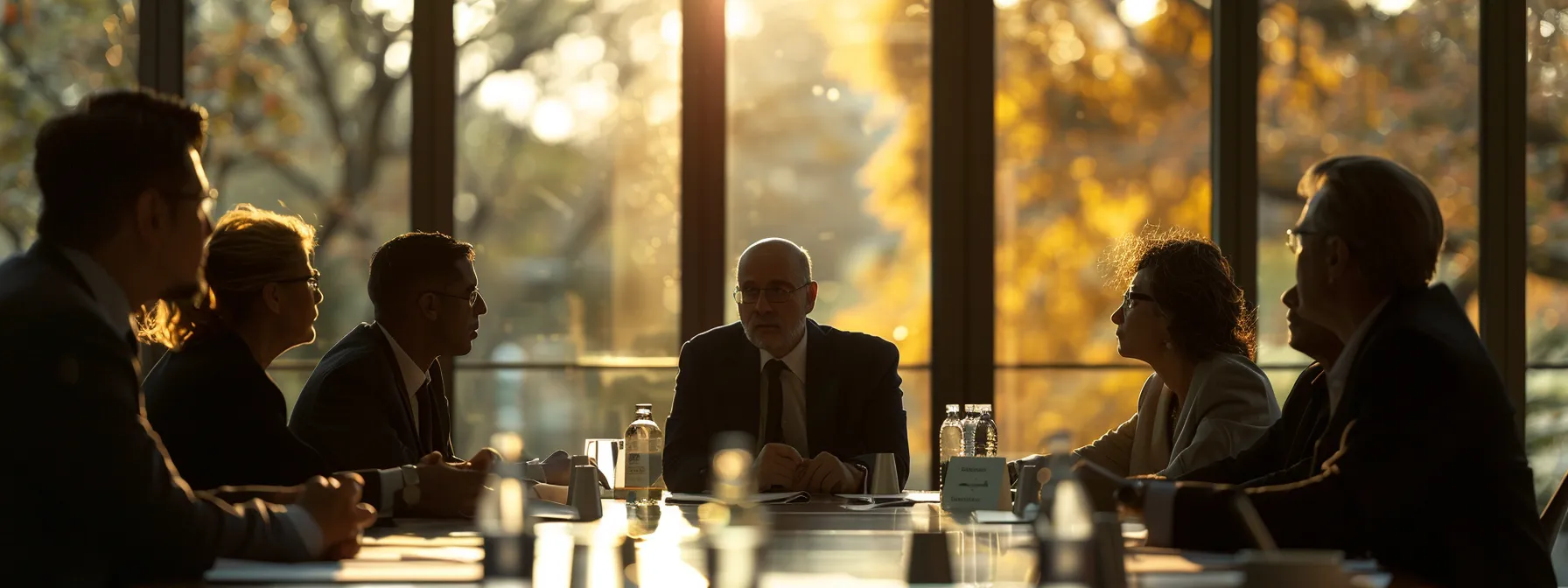a diverse group of diplomats and representatives engaging in a diplomatic discussion around a conference table, symbolizing the nuanced approach and balance of interests in the cfia and isds.