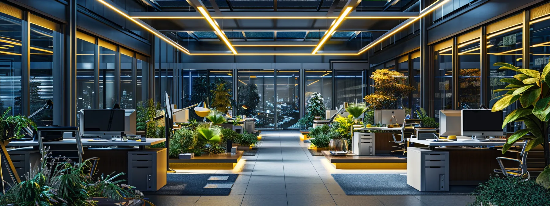 a sleek, futuristic office setting with state-of-the-art technology seamlessly managing global investments and international trade operations. a sleek, futuristic office setting with state-of-the-art technology seamlessly managing global investments and international trade operations.