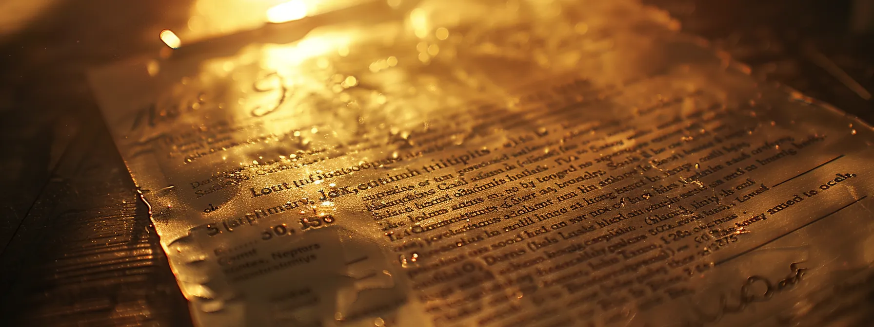 a close-up photo of a contract with detailed terms and conditions, payment information, and confidentiality clauses highlighted.
