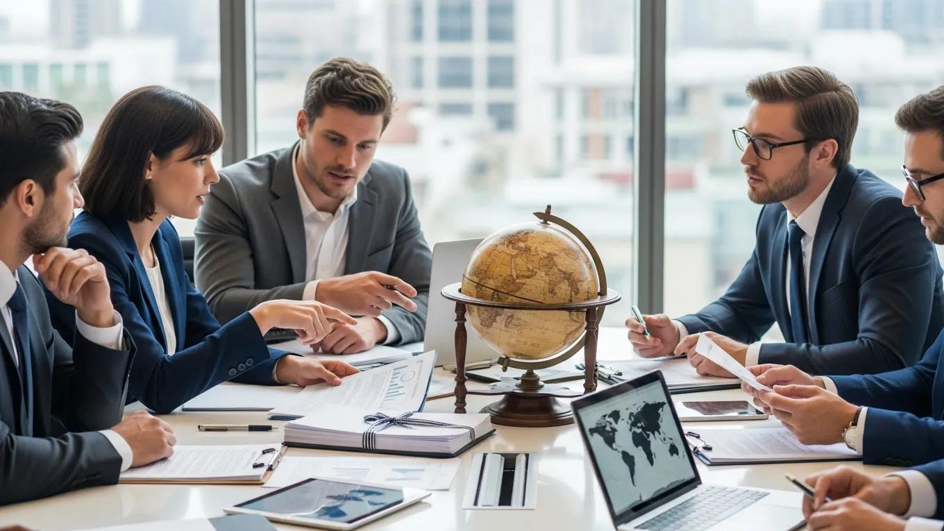 Business lawyer in Florida advising a company on cross-border contract enforcement