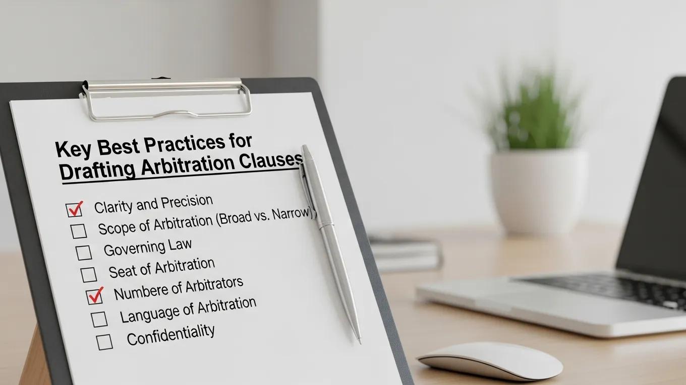 Checklist of best practices for drafting enforceable arbitration clauses