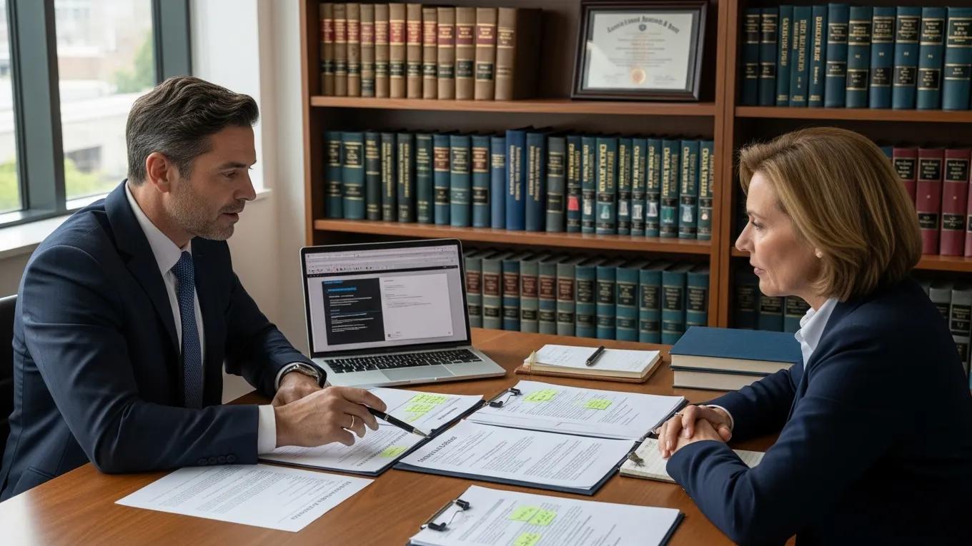 Lawyer advising a client on the procedures for raising jurisdiction objections in arbitration