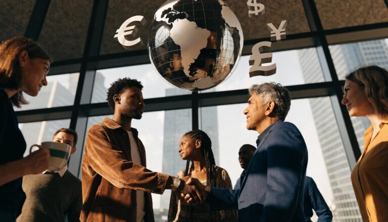 Bilateral Investment Treaties concept showcasing global business partnerships