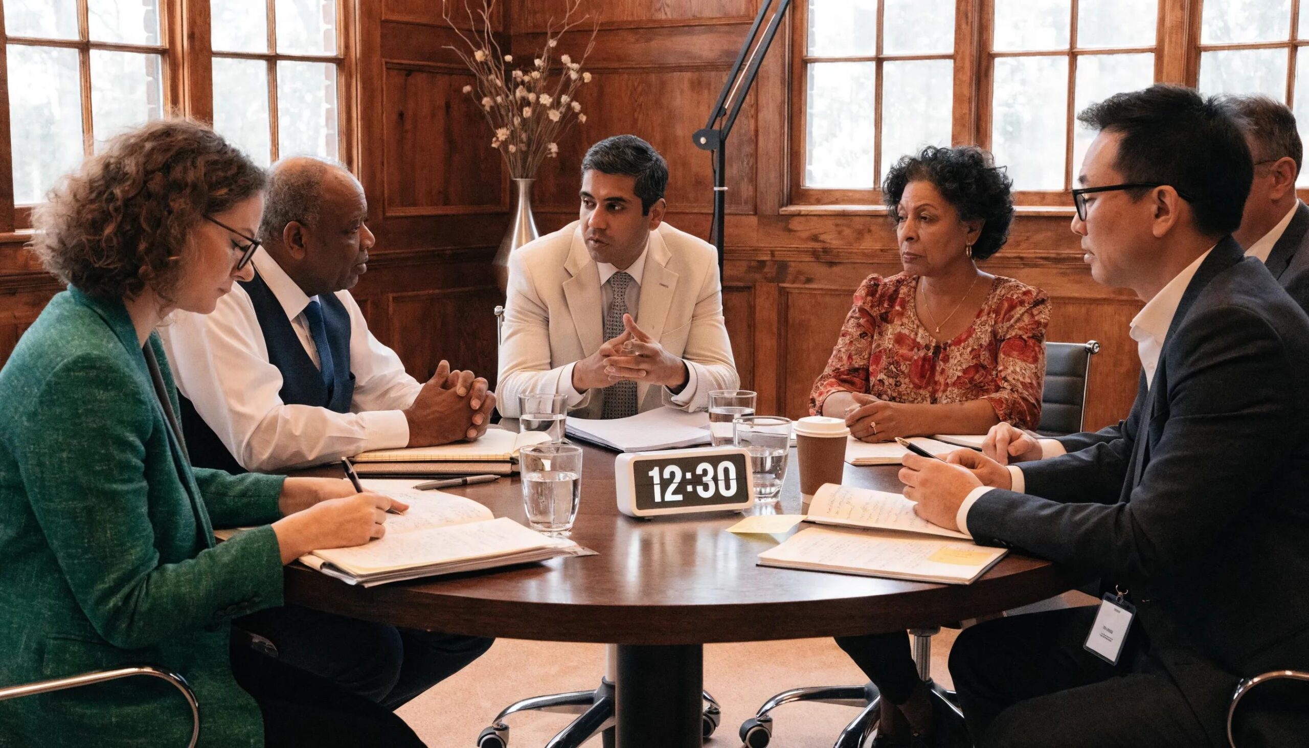 Diverse arbitration panel discussing trade disputes related to anti-dumping measures