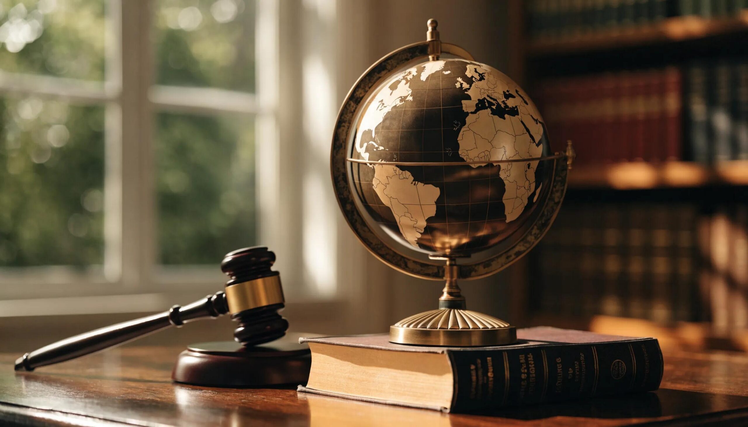 Globe and gavel symbolizing the relationship between governing law and arbitration