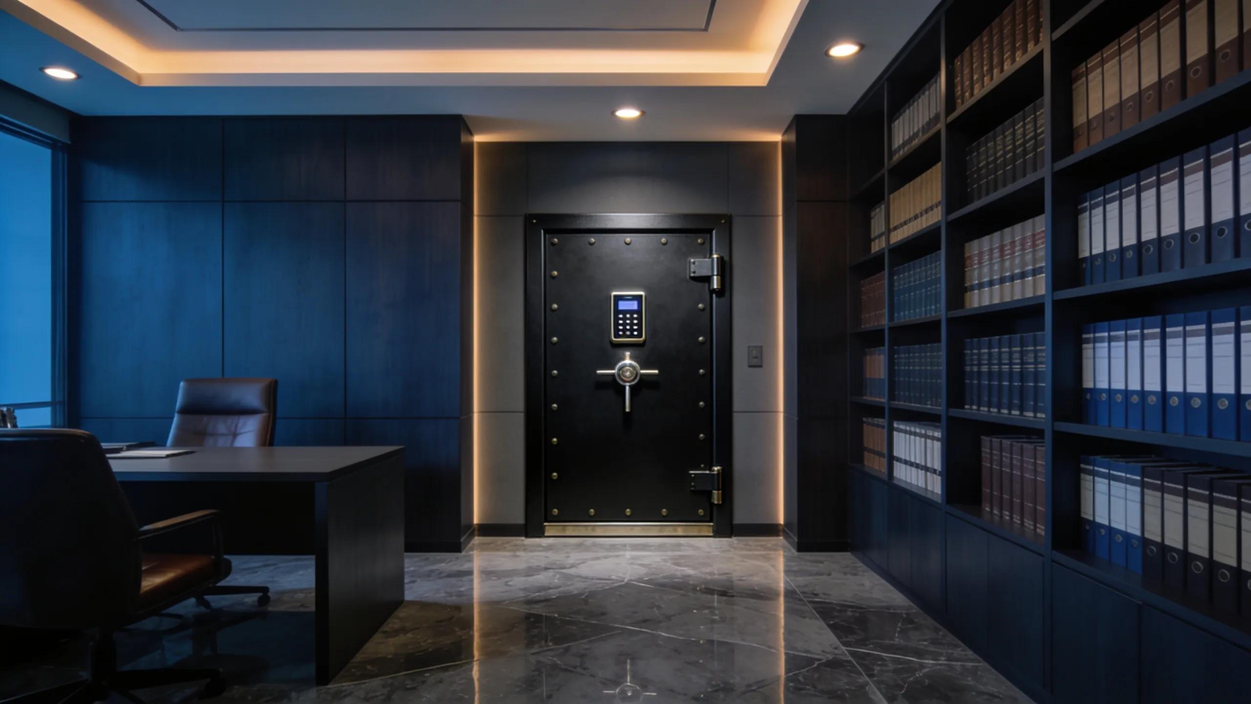 Corporate legal environment representing trade secret protection and confidentiality.